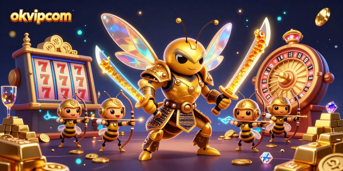 Experience thrilling fun at okvipcom with vibrant 3D casino action featuring samurai hornets and epic wins!