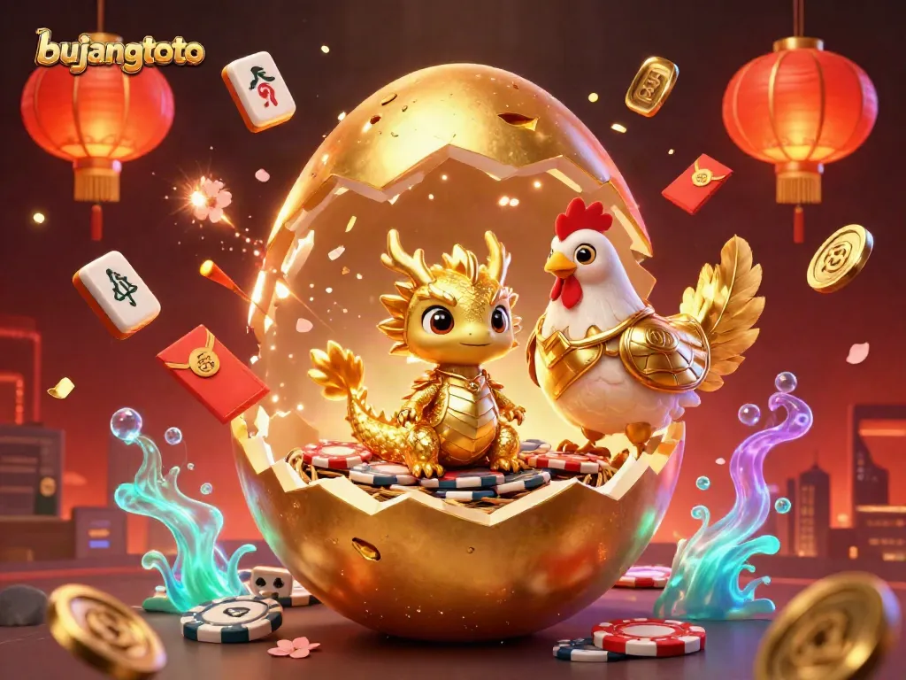 Experience the thrilling bujangtoto casino adventure showcasing golden riches and exciting gaming elements.