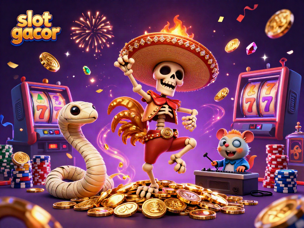 Menangkan jackpot besar dengan slot gacor sambil menari bersama karakter kartun yang unik.