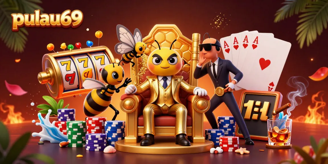 Spin the reels with pulau69 in an exciting online casino scene featuring vibrant slot elements.