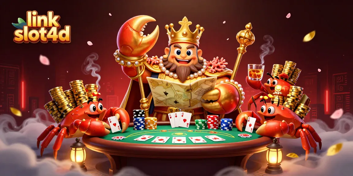 Permainan menegangkan dengan link slot4d melalui ilustrasi kartun 3D unik yang menampilkan kekaisaran krab emas.