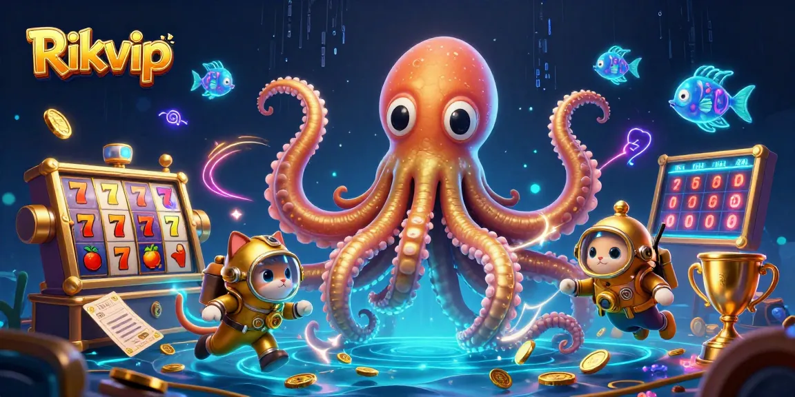 Experience thrilling gameplay at Rikvip with lively slot machines and vibrant characters.