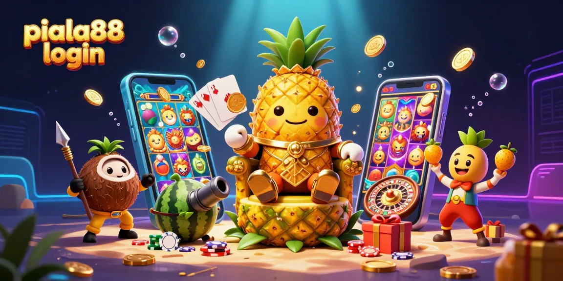 Experience the excitement of piala88 login with vibrant casino themes and dynamic characters.