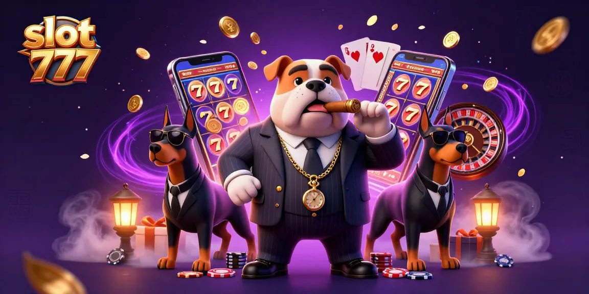 Play slot 777 with a colorful array of symbols and characters in a dynamic casino scene.