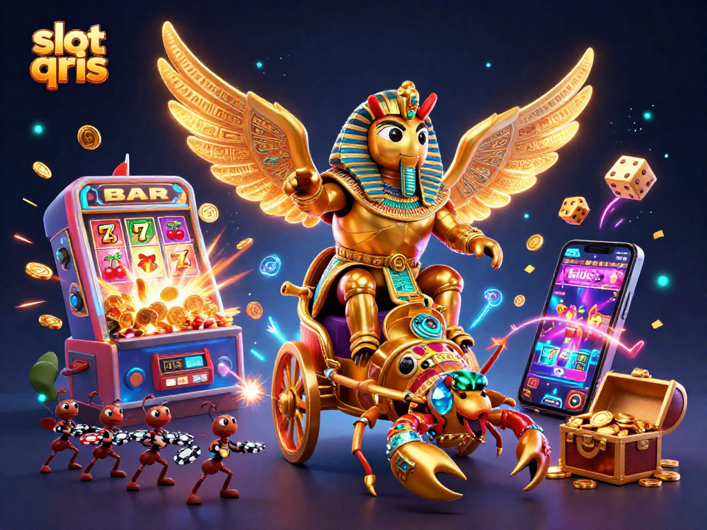Spin the reels at slot qris with a colossal scarab beetle and an explosive jackpot!
