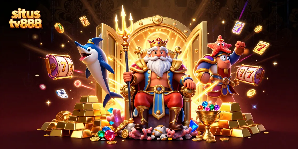 Engage with situs tv888's modern casino thrills showcasing slot games and dynamic characters.