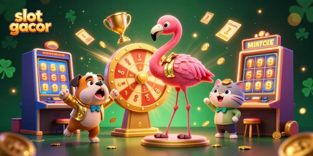 Spin to win at slot gacor with a thrilling scene of exciting prizes and dynamic gameplay.